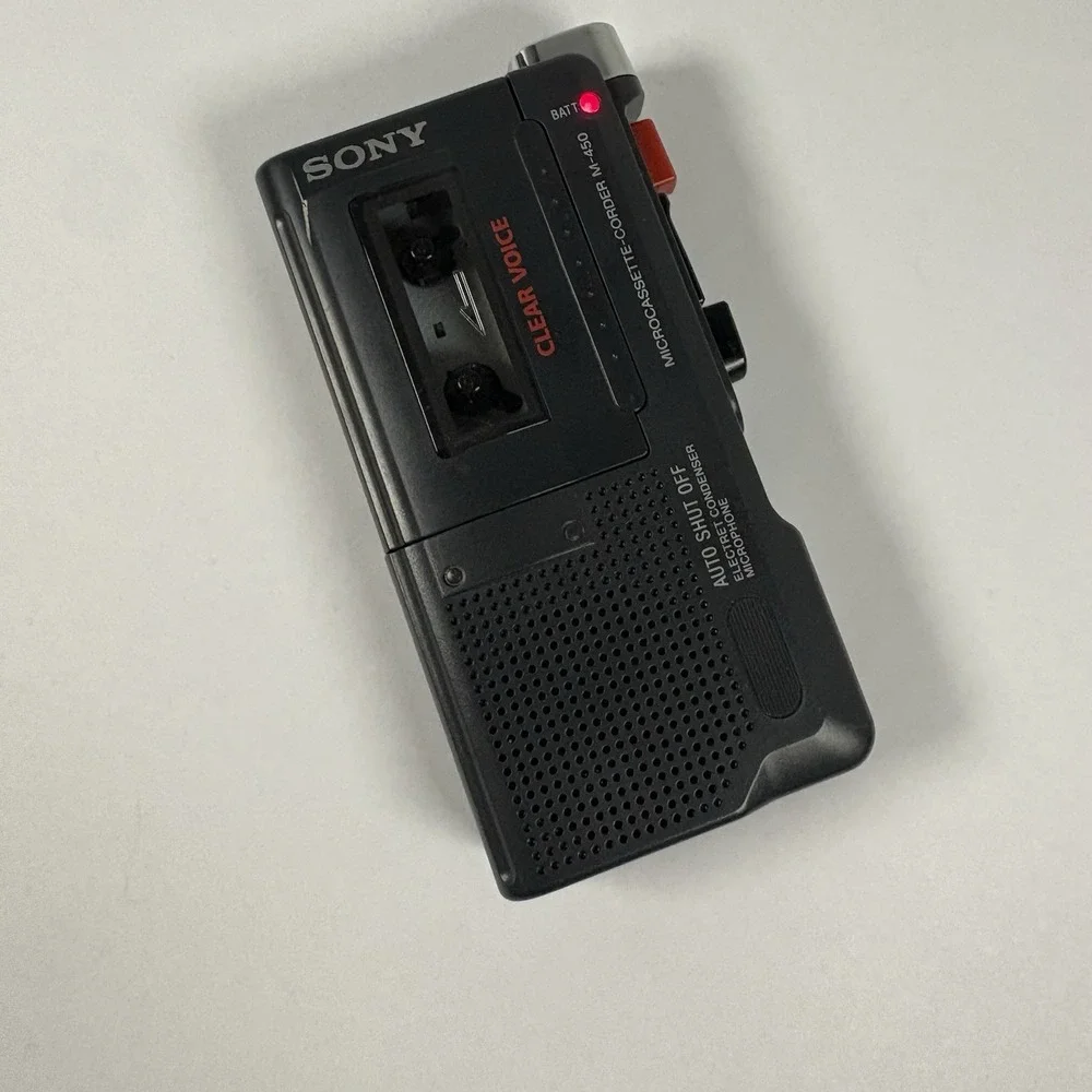 Sony Microcassette-Corder M-450 with Voice Recorder